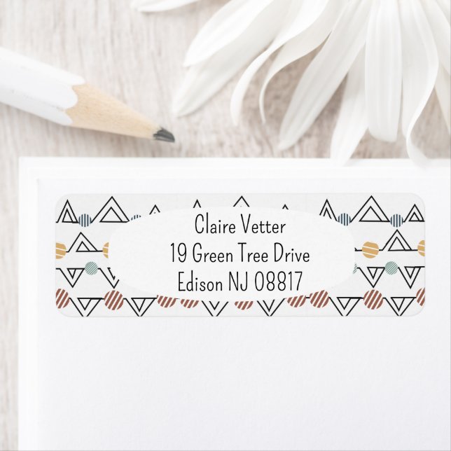 Etiqueta Triângulos Bauhaus (Insitu)