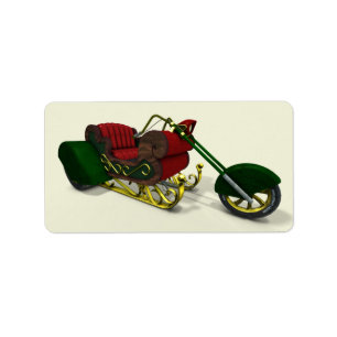 Etiqueta Trike de Papai Noel