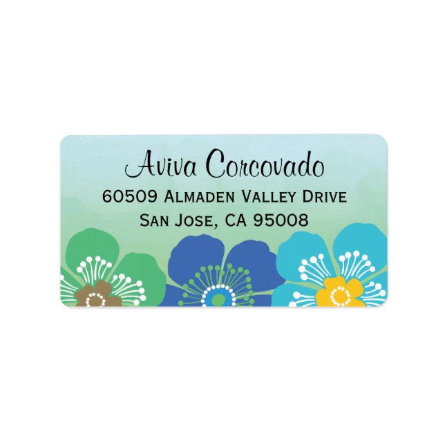 Etiqueta Trio tropical - Calypso (Frente)