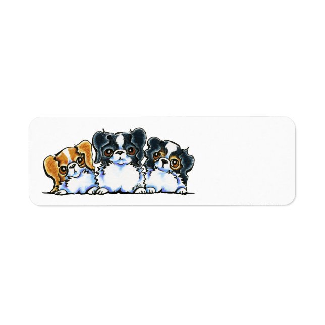 Etiqueta Triplo queixo Japonês (Frente)