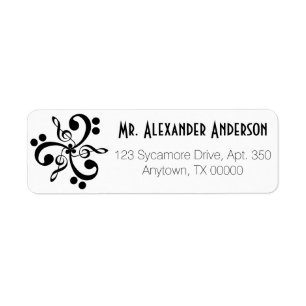Etiqueta Triskelion musical personalizado