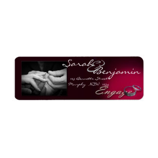 Etiqueta Trocando Anéis com Bandas de Casamento