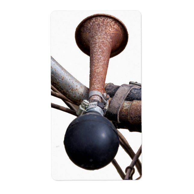 Etiqueta Trompa de bicicleta de safra (Frente)