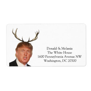 Etiqueta Trump Christmas: Senhor Presidente