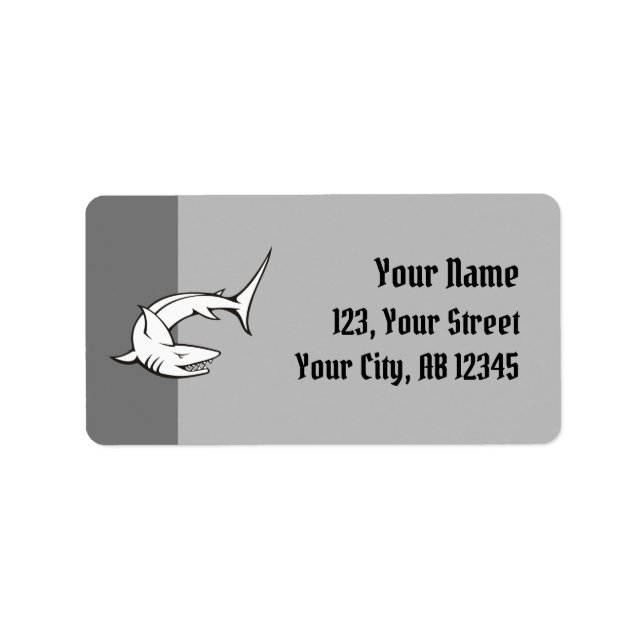 Etiqueta Tubarão (Frente)