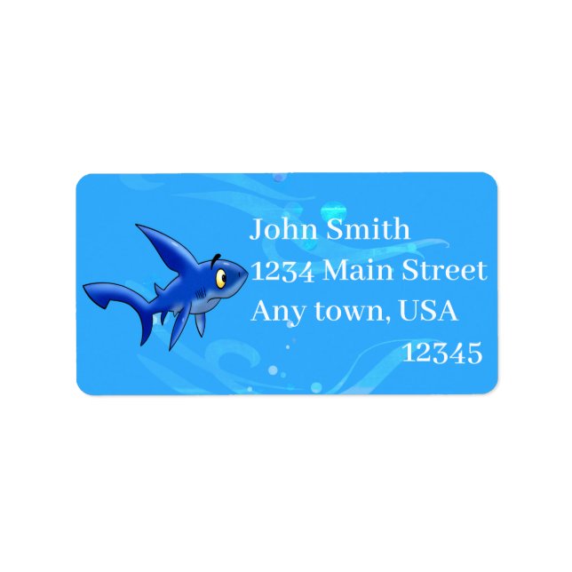 Etiqueta Tubarão excelente (Frente)