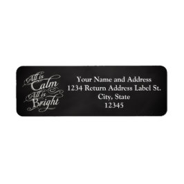 Etiqueta Tudo está calmo, tudo está bem