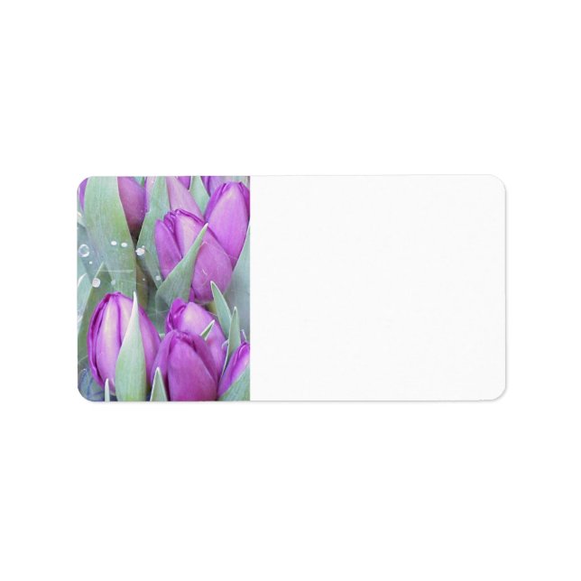 Etiqueta Tulipas Roxas (Frente)