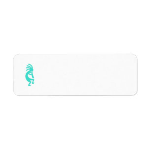 Etiqueta Turquesa Kokopelli