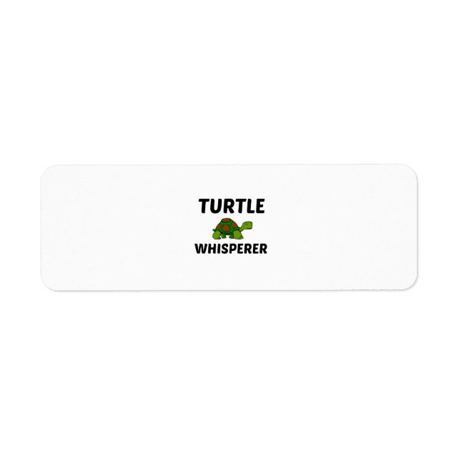 ETIQUETA TURTLE WHISPERER (Frente)