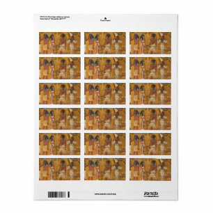 Etiqueta Tutankhamun Tomb, Muro do Norte