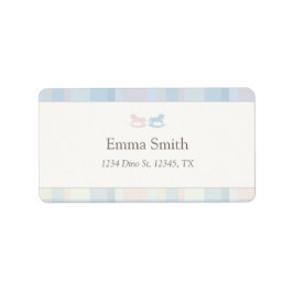 Etiqueta Twins Beary First Birthday