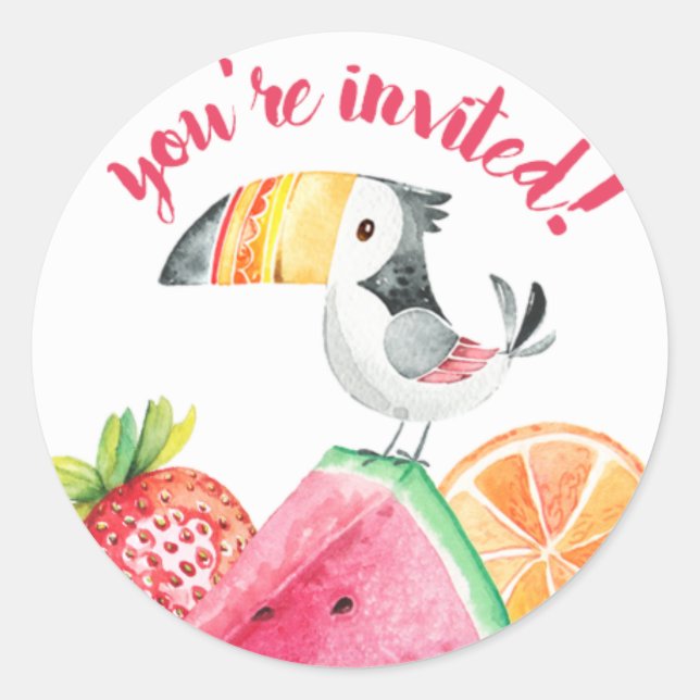 Etiqueta Twotti Fruitti Sticker (Frente)