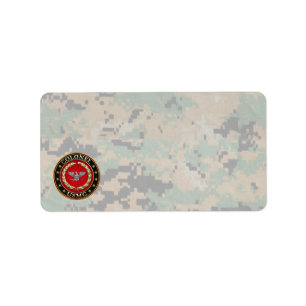 Etiqueta U.S. Fuzileiros navais: Coronel (Col) do USMC [3D]