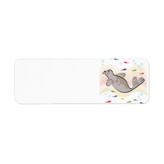 Etiqueta Um leão de mar feliz