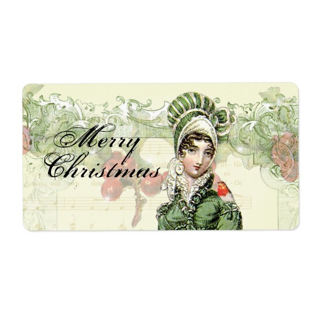 Etiqueta Um Noel Alegre (Frente)