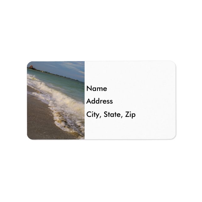 Etiqueta Um Stroll ao longo da Rua Pete Beach (Frente)