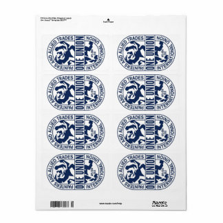 Etiqueta União Internacional de Pintores e Comércio Aliado