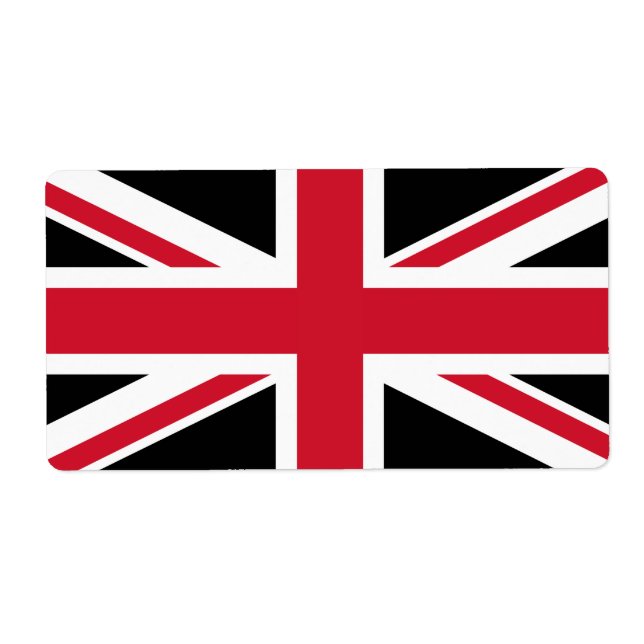Etiqueta Union Jack (Frente)