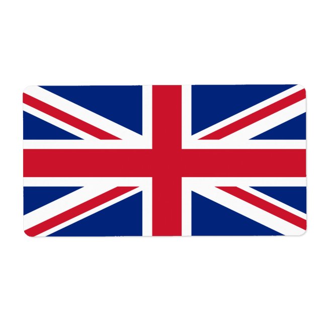 Etiqueta United Kingdom flag (Frente)