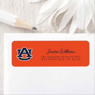 Etiqueta Universidade Auburn   Logotipo UA Auburn