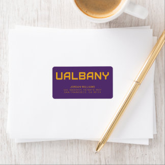 Etiqueta Universidade de Albany Wordmark