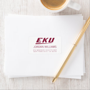 Etiqueta Universidade de Kentucky Oriental EKU
