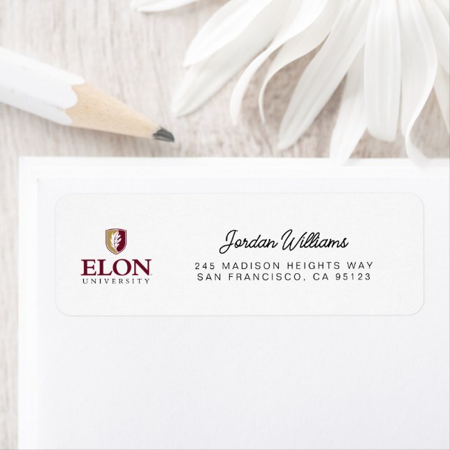 Etiqueta Universidade Elon (Insitu)