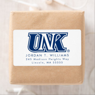 Etiqueta UNK Universidade de Nebraska em Kearney