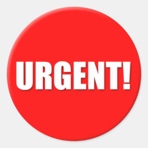Etiqueta urgente (pequena)