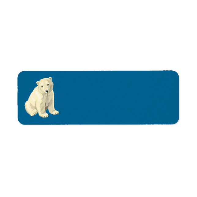 Etiqueta urso polar (Frente)