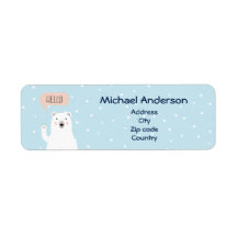 Urso Polar Cute Pesonizado