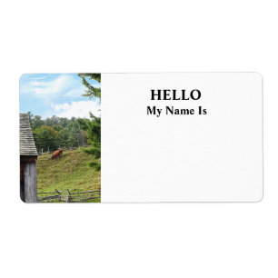 Etiqueta Vaca em Hill