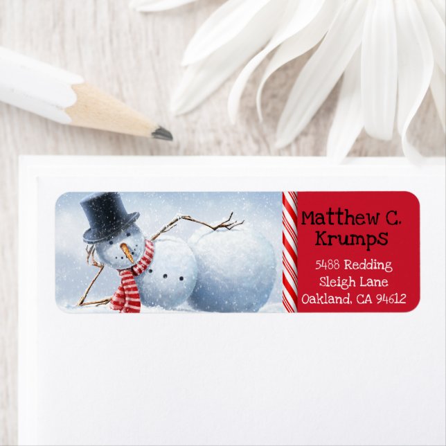 Etiqueta Vamos Chill Sexy Snowman Feriado (Insitu)