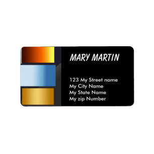 Etiqueta Várias cores