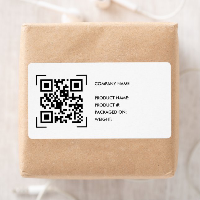 Etiqueta Varredura de Código QR de Inventário | Rótulo de L (Insitu)