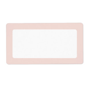 Etiqueta Vazio de borda rosa
