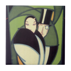 Etiqueta vegetal do chapéu de coco do vintage,