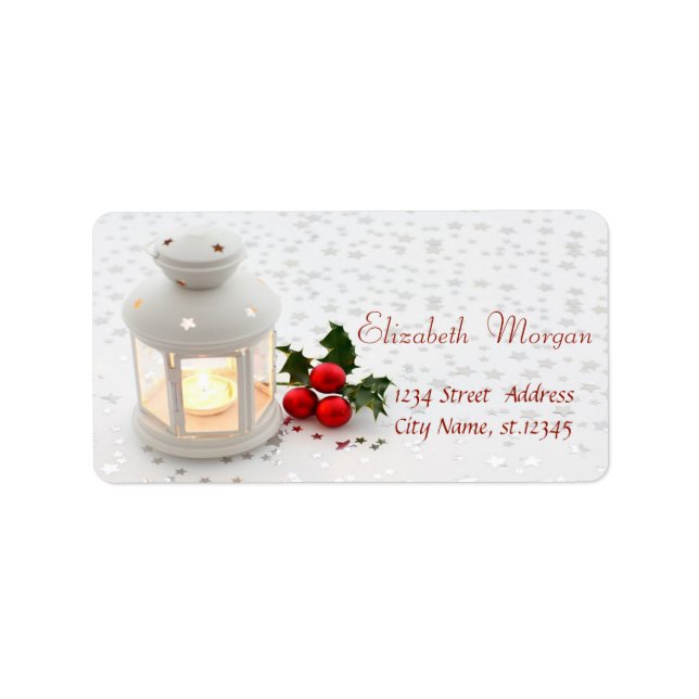 Etiqueta Vela, Feriado de Estrelas (Frente)