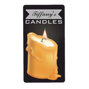 Etiqueta Velas Caseiras Personalizadas Velas Artesanais