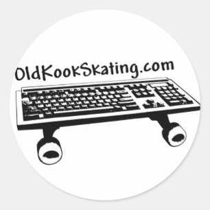 Etiqueta velha do teclado de Kook