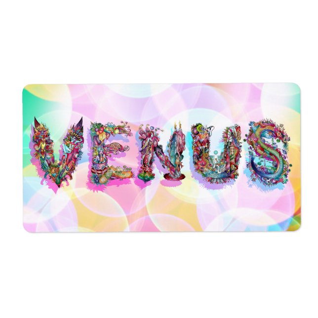 Etiqueta Venus (Frente)