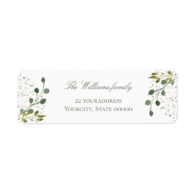 Etiqueta verde (Frente)