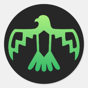 Etiqueta verde de Thunderbird