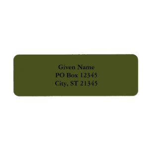 Etiqueta Verde Exército