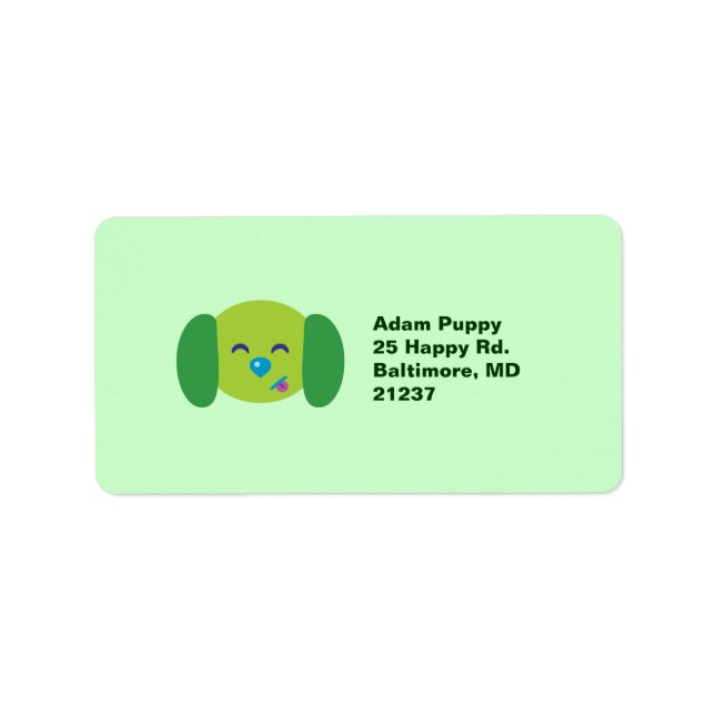 Etiqueta Verde limão (Frente)