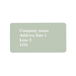 Etiqueta Verde pálido