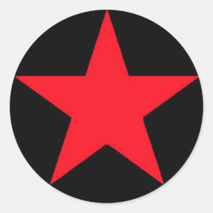 Etiqueta vermelha da estrela do jammer