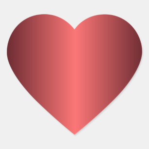 Etiqueta vermelha do coração do rubi