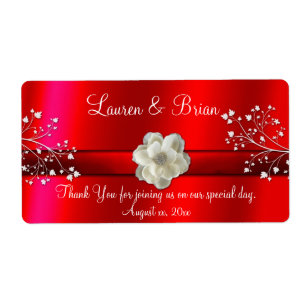 Etiqueta Vermelha Elegante/16 Doce